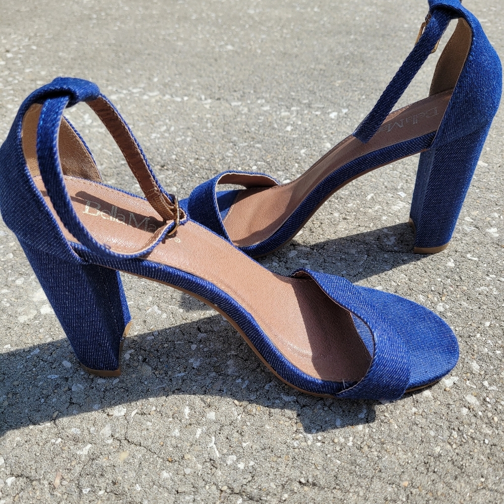 Denim sandals
